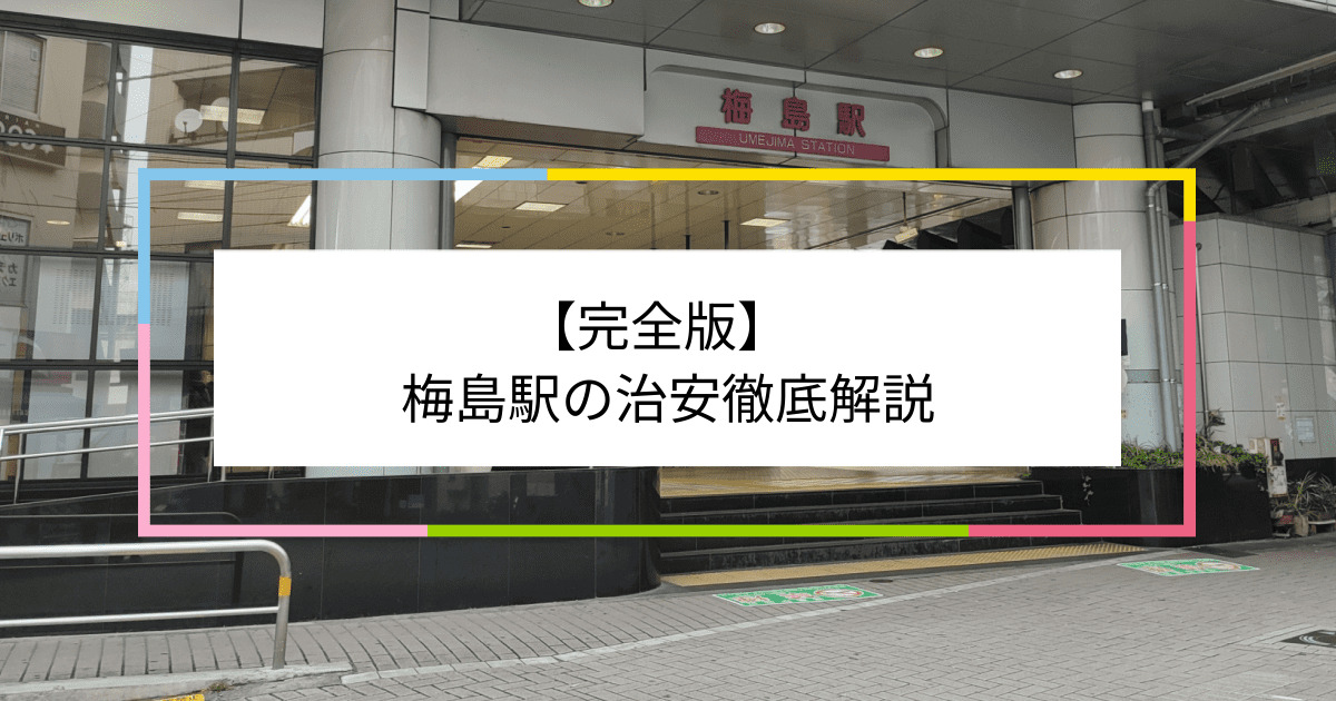 梅島駅の写真|梅島駅周辺の治安が気になる方への記事